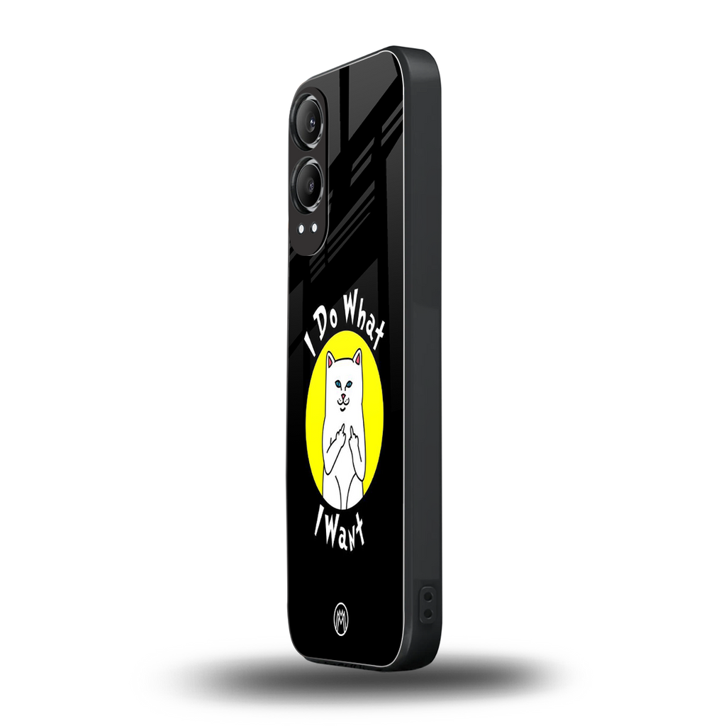 i do what i want back phone cover | glass case for oneplus nord ce 4 lite