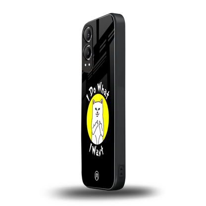 i do what i want back phone cover | glass case for oneplus nord ce 4 lite