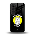 i do what i want back phone cover | glass case for oneplus nord ce 4