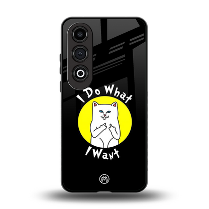 i do what i want back phone cover | glass case for oneplus nord ce 4