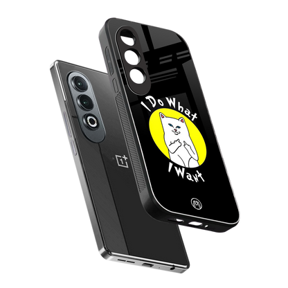 i do what i want back phone cover | glass case for oneplus nord ce 4