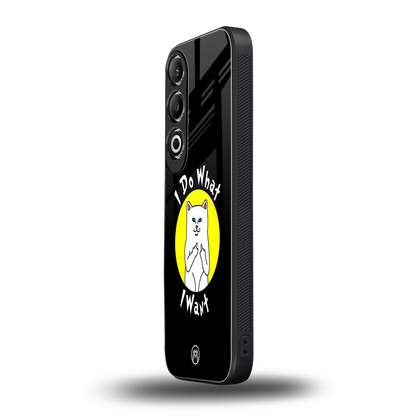 i do what i want back phone cover | glass case for oneplus nord ce 4