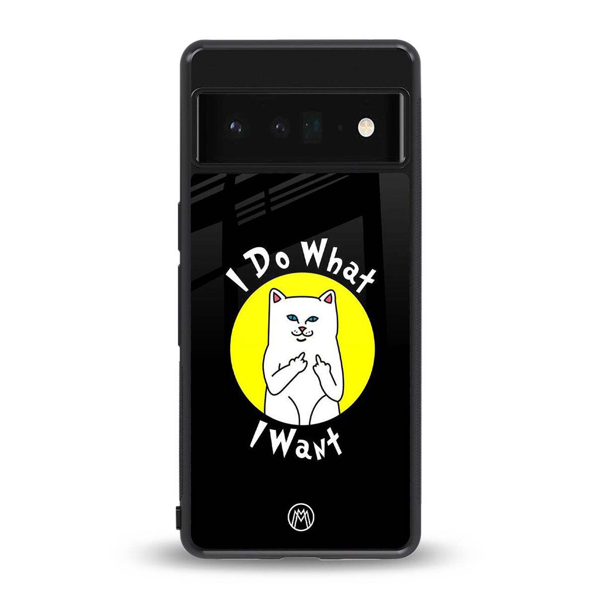 i do what i want back phone cover | glass case for google pixel 6 pro