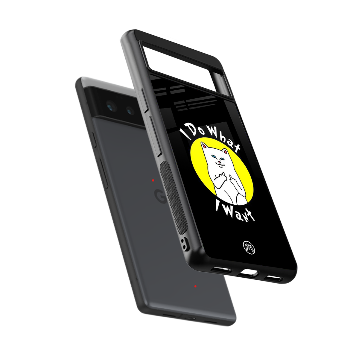 i do what i want back phone cover | glass case for google pixel 6