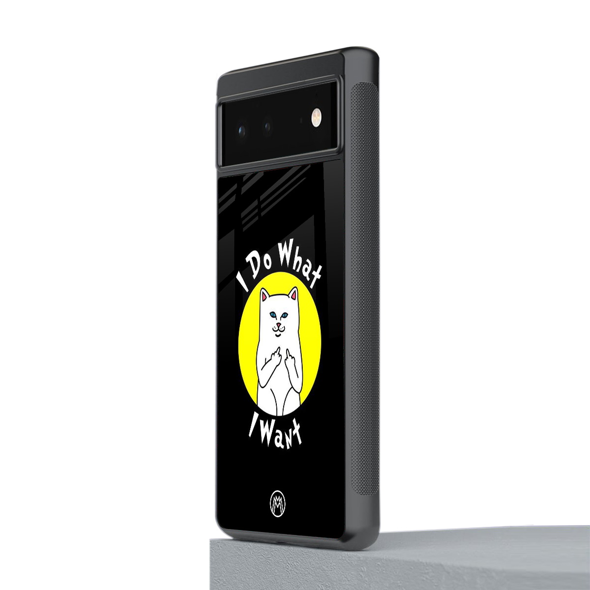 i do what i want back phone cover | glass case for Google Pixel 6A
