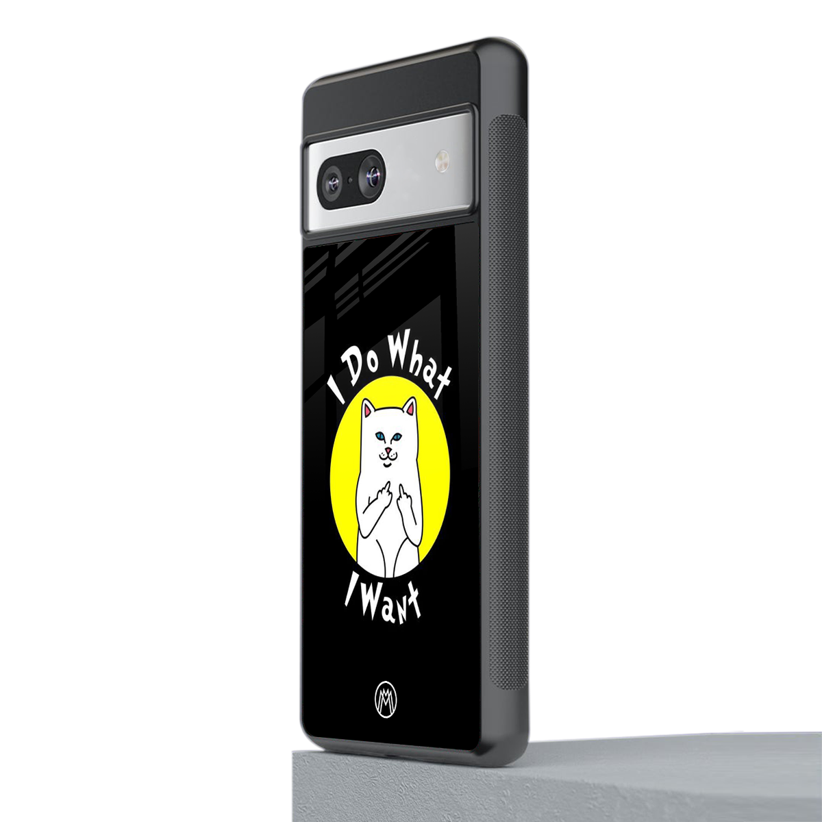 i do what i want back phone cover | glass case for Google Pixel 7