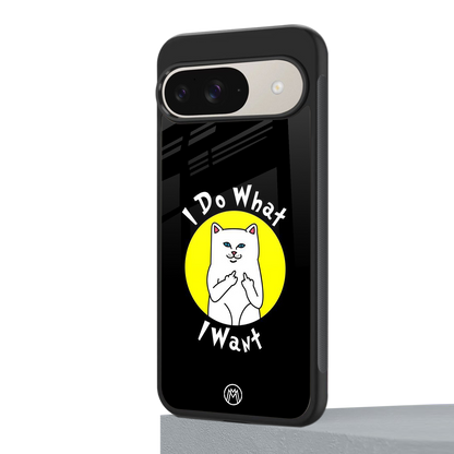 i do what i want back phone cover | glass case for google pixel 9
