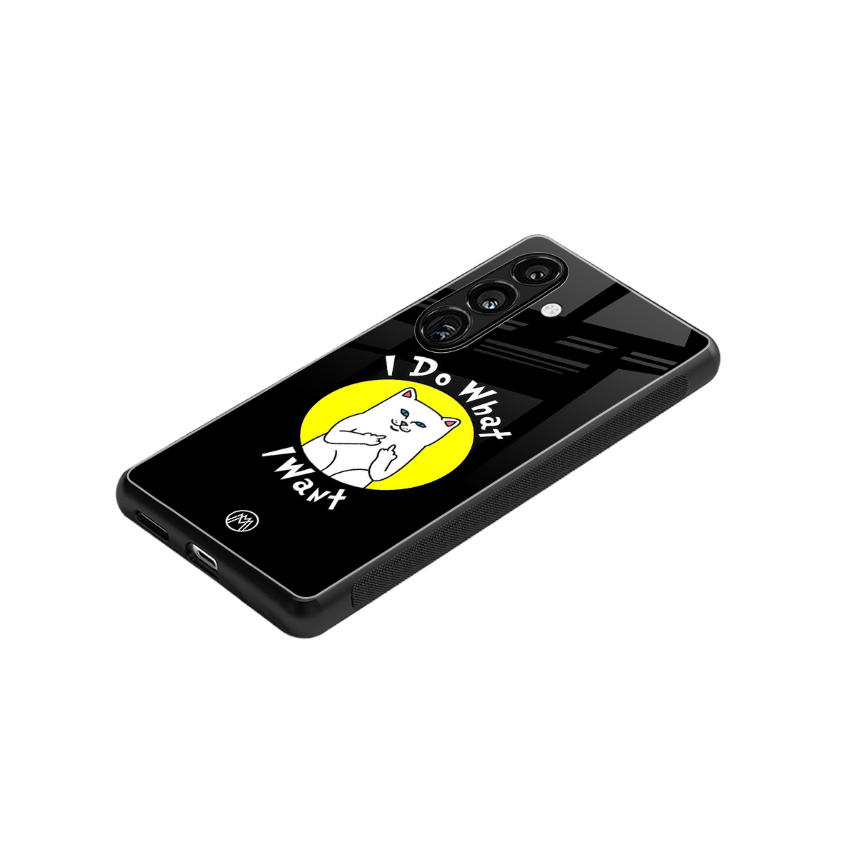 i do what i want back phone cover | glass case for samsung galaxy s23 plus