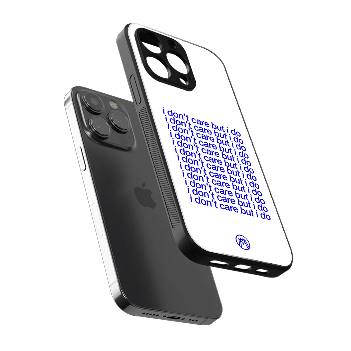 i don't care but i do back phone cover | glass case for iphone 14 pro max