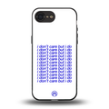 i don't care but i do back phone cover | glass case for iphone 16e