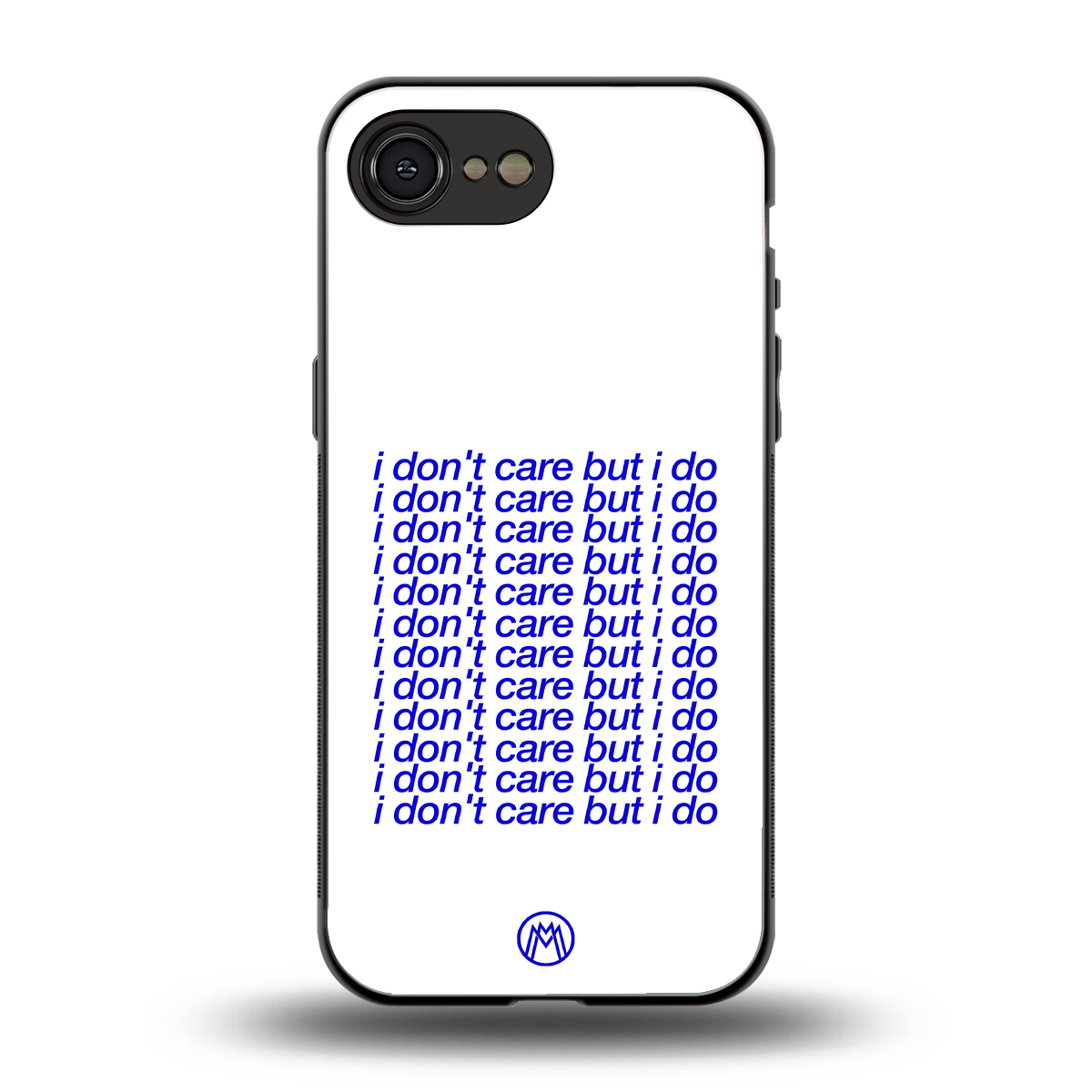 i don't care but i do back phone cover | glass case for iphone 16e