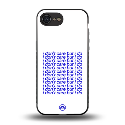 i don't care but i do back phone cover | glass case for iphone 16e