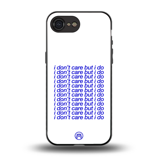 i don't care but i do back phone cover | glass case for iphone 16e