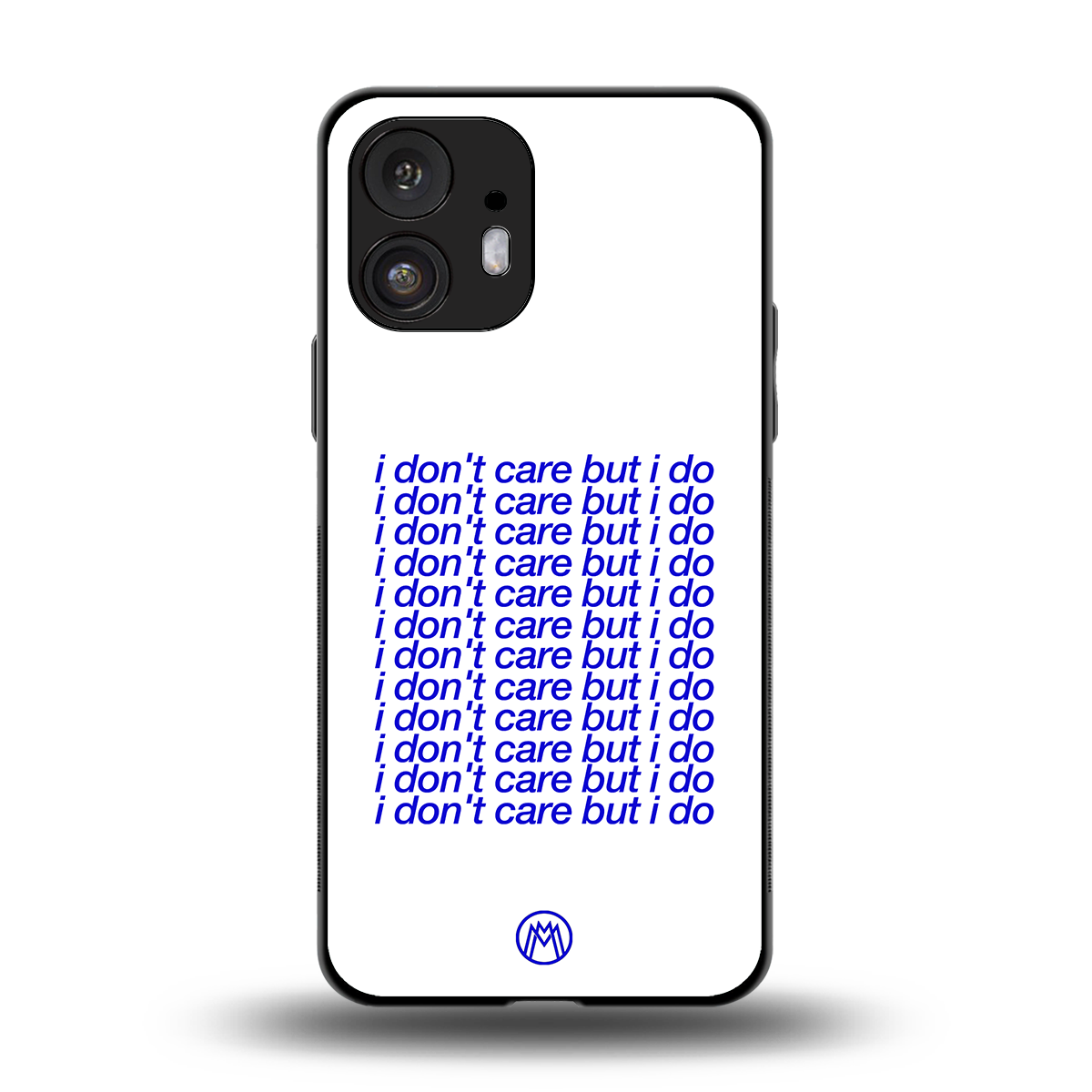 i don't care but i do back phone cover | glass case for nothing phone 2