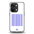 i don't care but i do back phone cover | glass case for oneplus nord 3