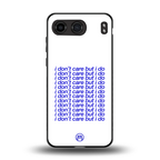 i don't care but i do back phone cover | glass case for oneplus nord 4