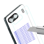 i don't care but i do back phone cover | glass case for oneplus nord 4