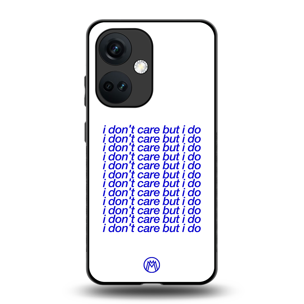 i don't care but i do back phone cover | glass case for oneplus nord ce 3