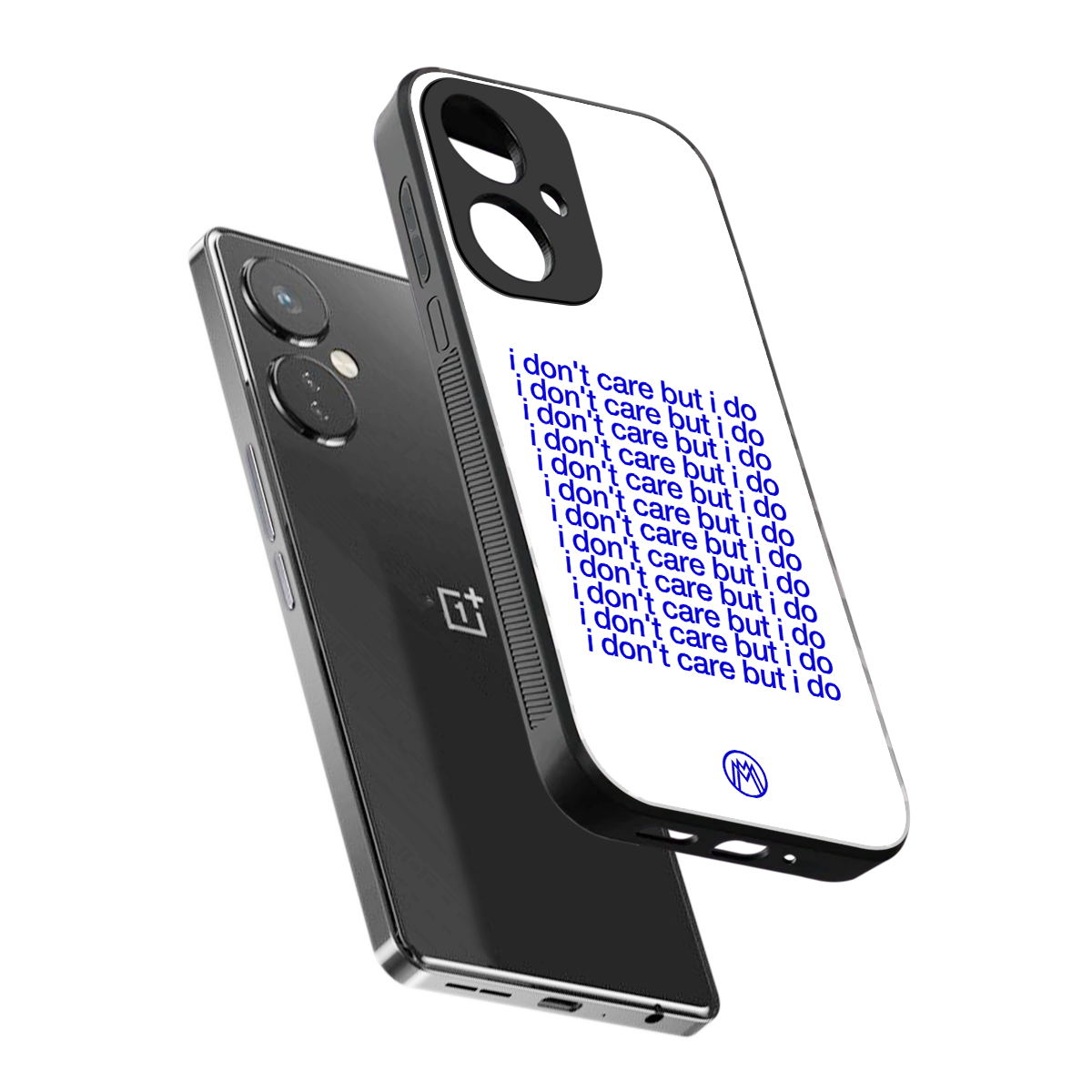 i don't care but i do back phone cover | glass case for oneplus nord ce 3