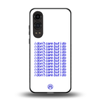 i don't care but i do back phone cover | glass case for oneplus nord ce 4 lite