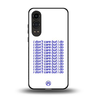 i don't care but i do back phone cover | glass case for oneplus nord ce 4 lite