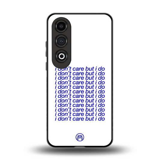i don't care but i do back phone cover | glass case for oneplus nord ce 4