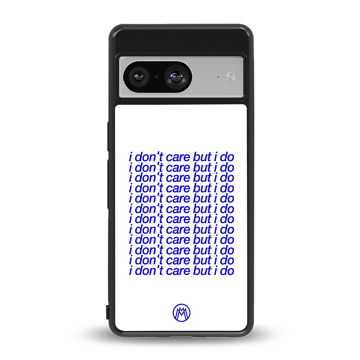 i don't care but i do back phone cover | glass case for Google Pixel 8