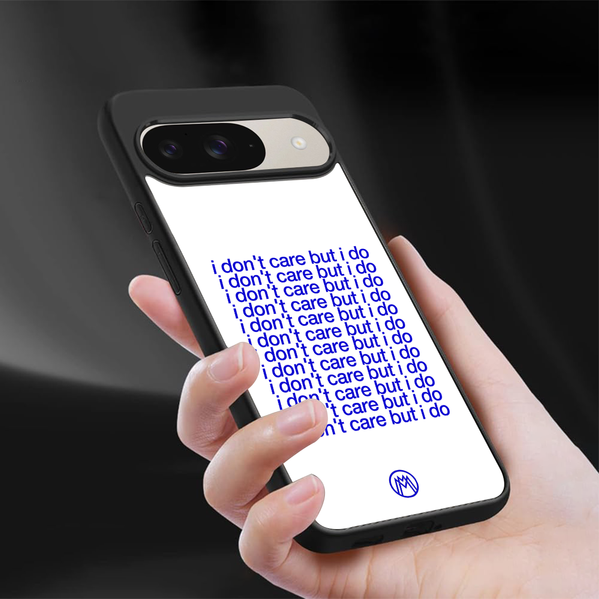 i don't care but i do back phone cover | glass case for google pixel 9