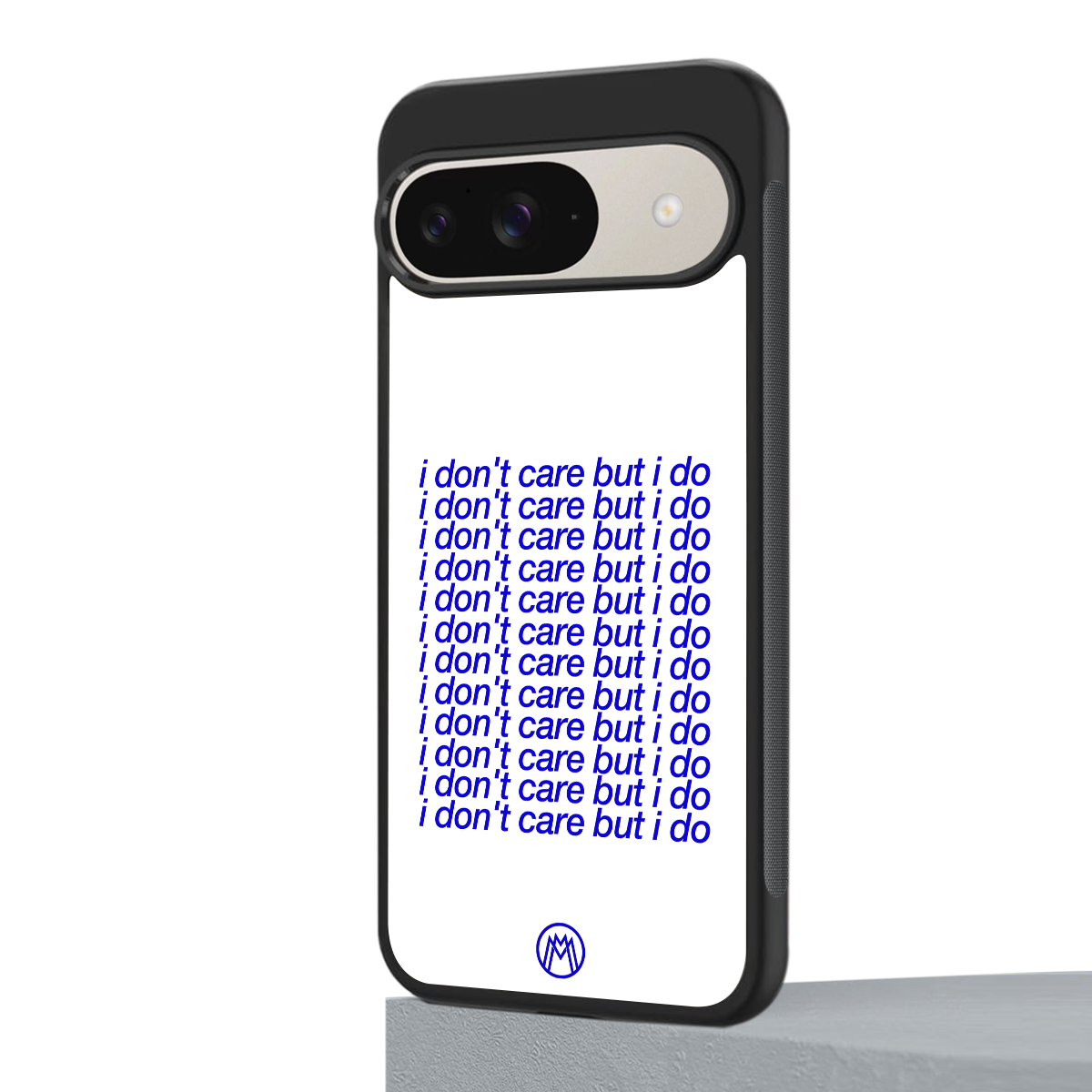 i don't care but i do back phone cover | glass case for google pixel 9