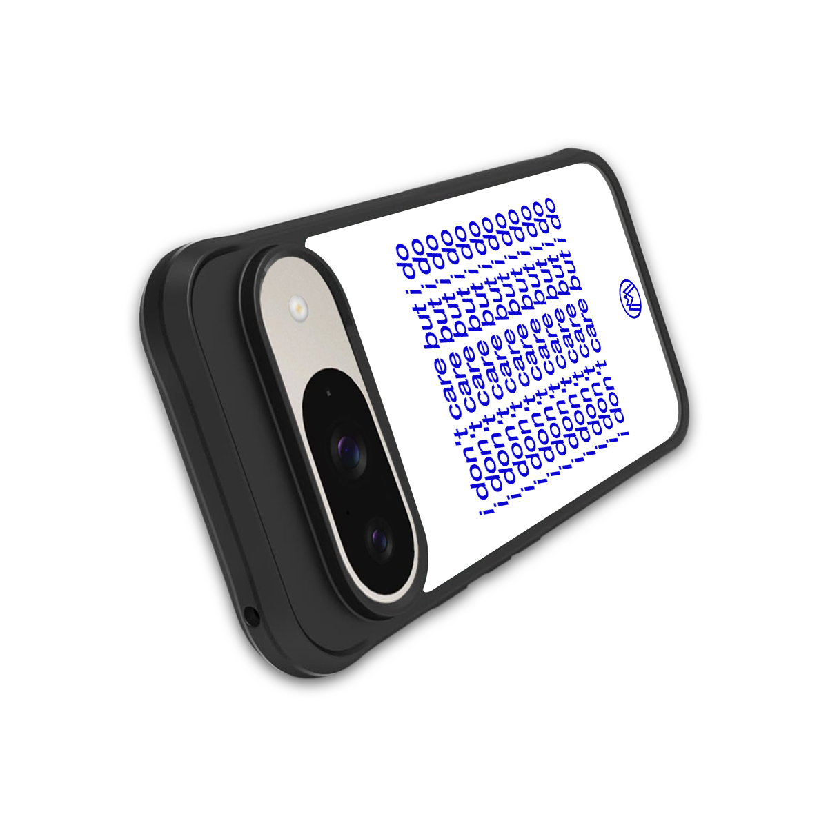 i don't care but i do back phone cover | glass case for google pixel 9