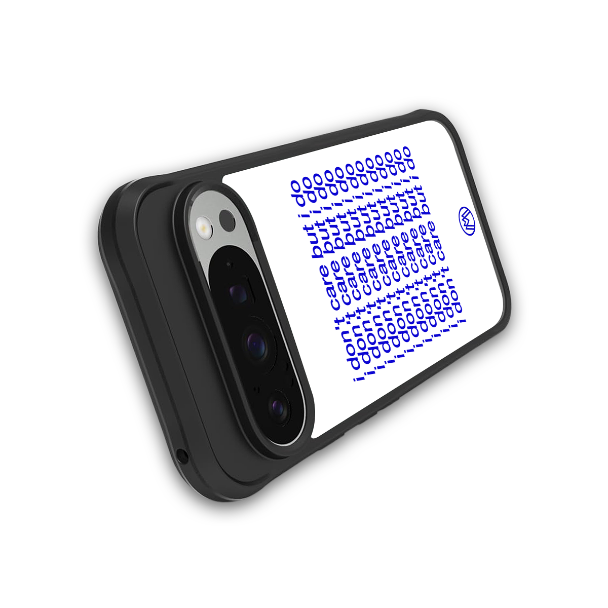 i don't care but i do back phone cover | glass case for google pixel 9 pro
