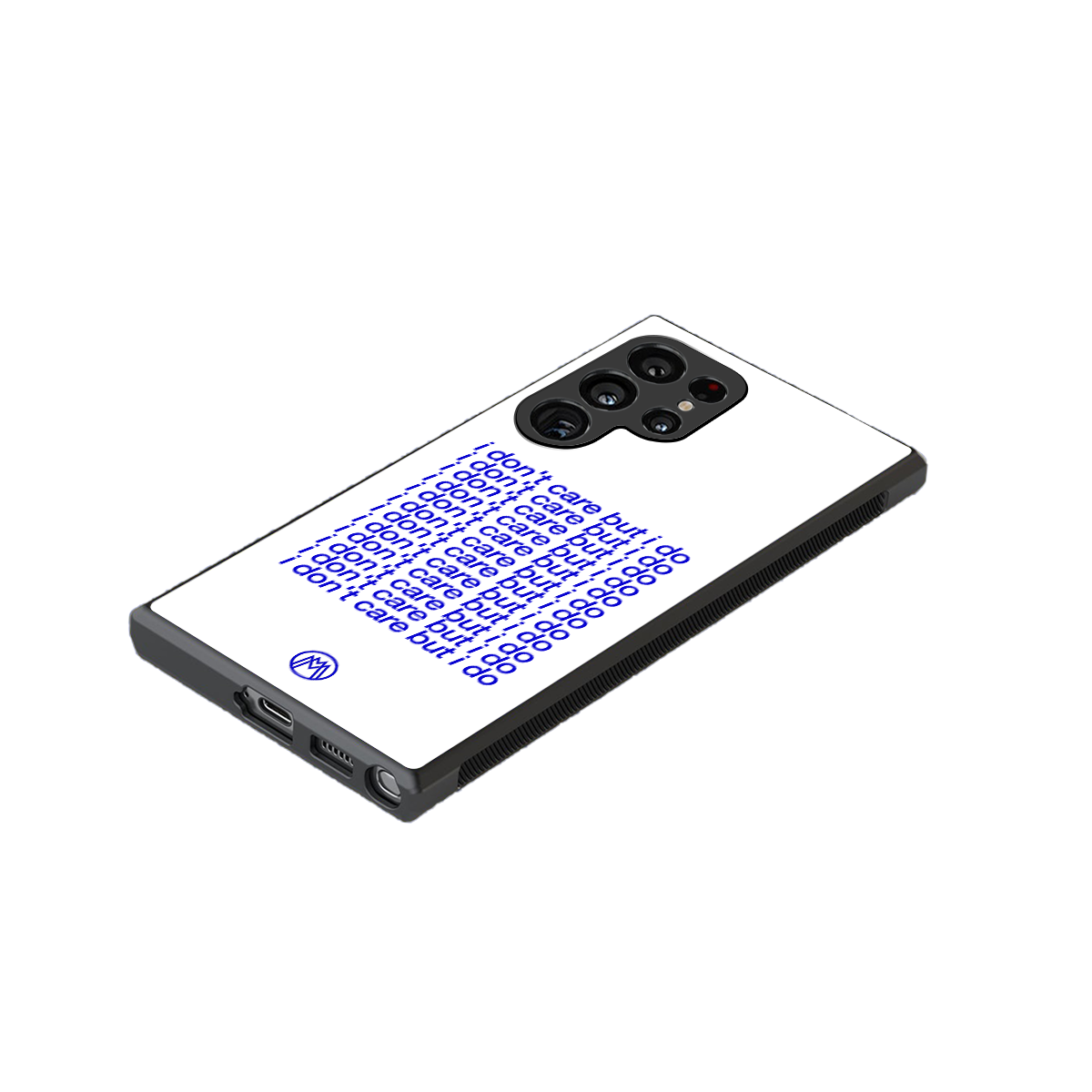 i don't care but i do back phone cover | glass case for samsung galaxy s23 ultra