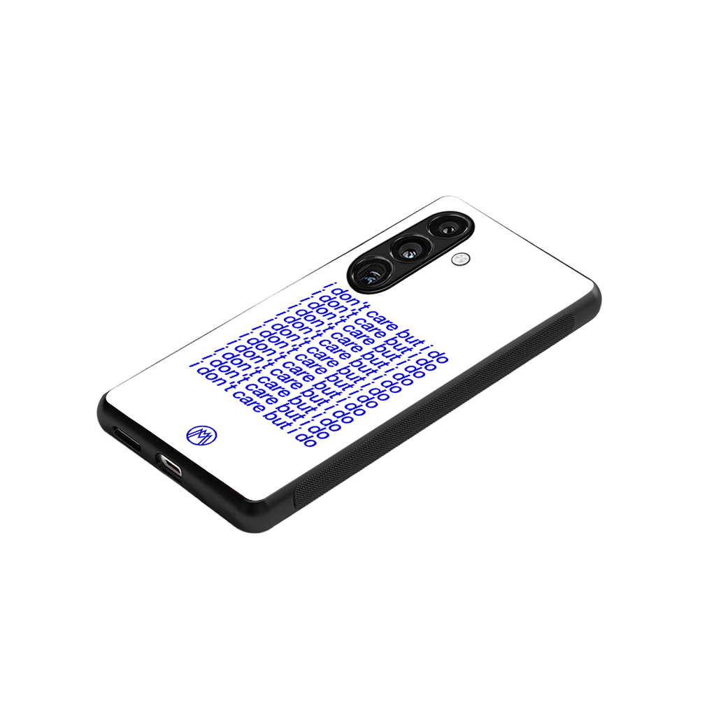 i don't care but i do back phone cover | glass case for samsung galaxy s23 plus