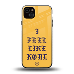 i feel like kobe back phone cover | glass case for iphone 15 plus