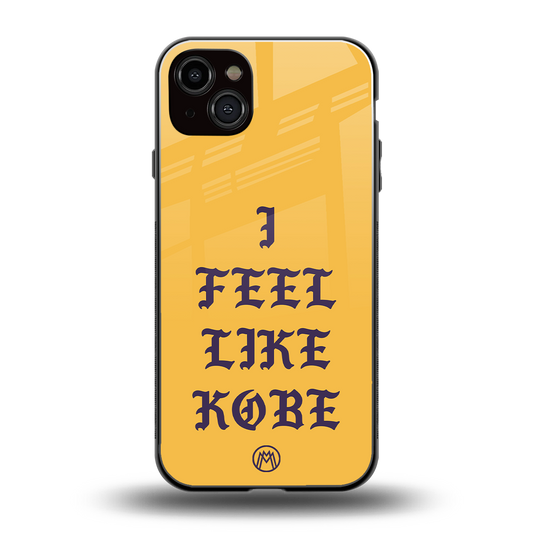 i feel like kobe back phone cover | glass case for iphone 14 plus