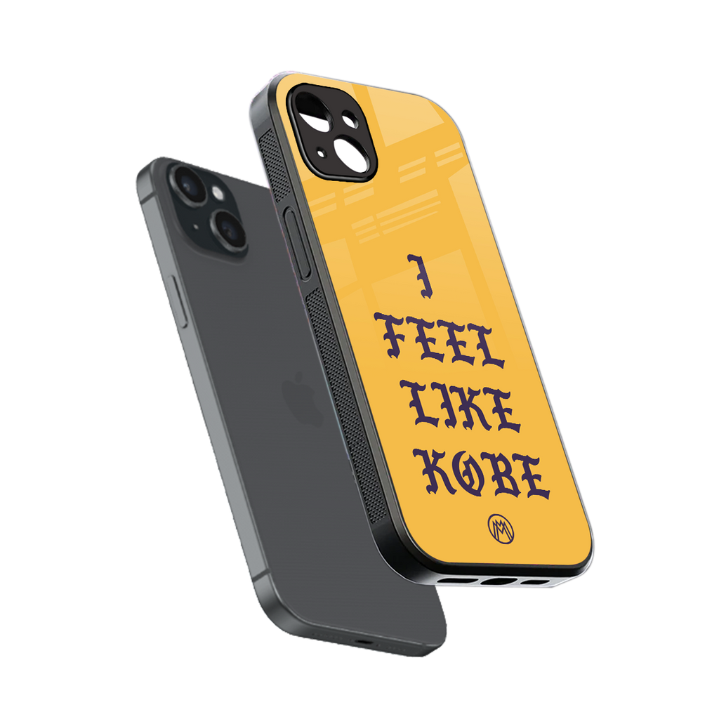 i feel like kobe back phone cover | glass case for iphone 14 plus