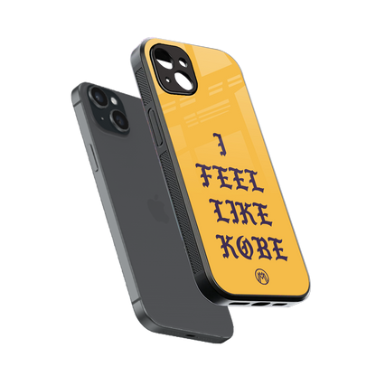 i feel like kobe back phone cover | glass case for iphone 14 plus