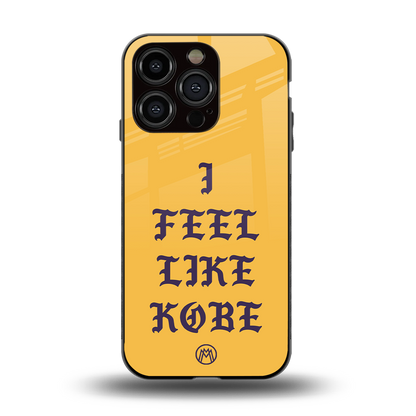 i feel like kobe back phone cover | glass case for iphone 15 pro