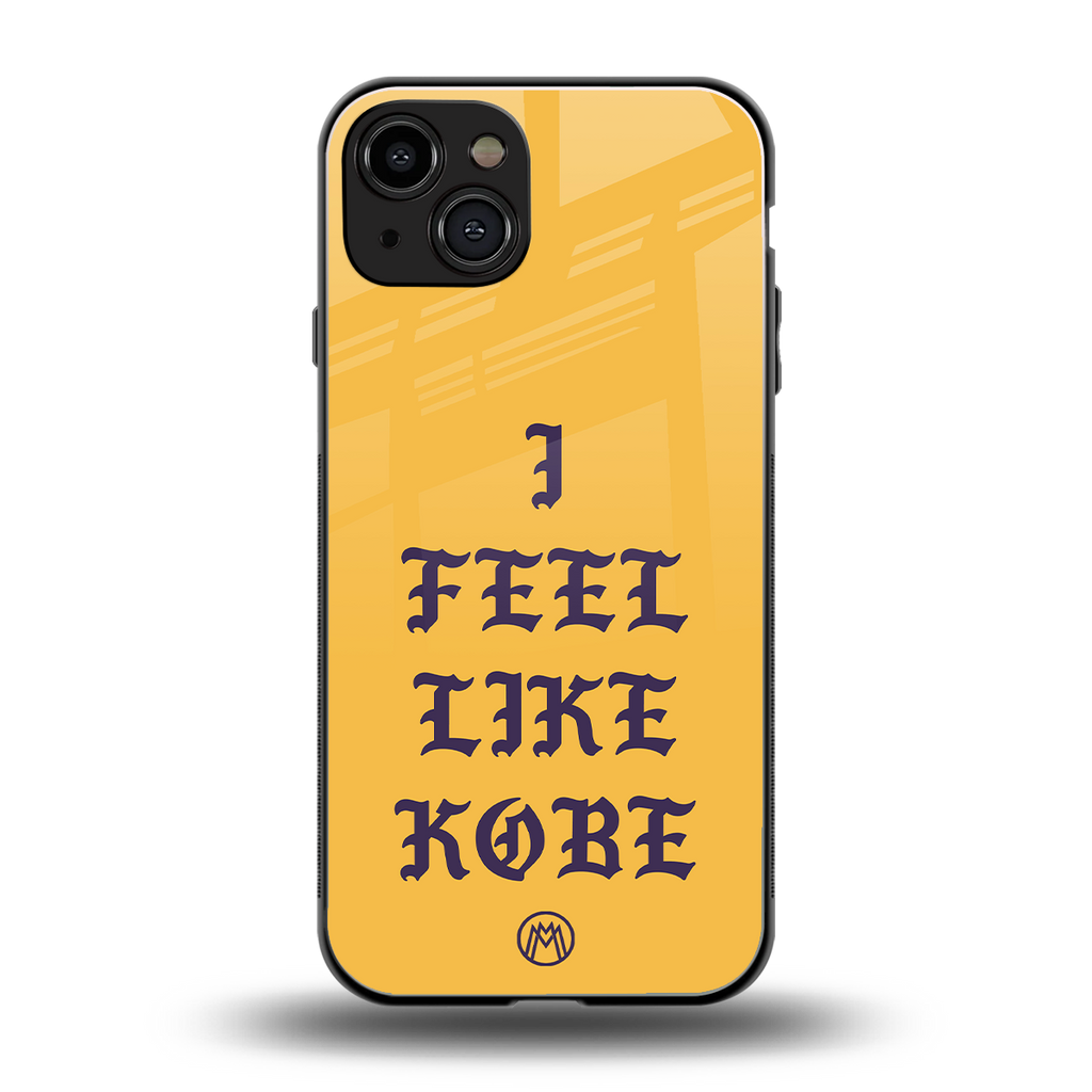 i feel like kobe back phone cover | glass case for iphone 15