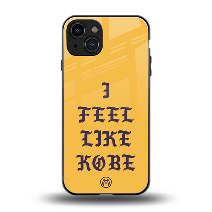 i feel like kobe back phone cover | glass case for iphone 15