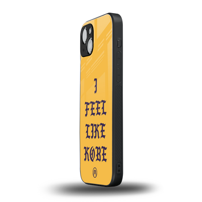 i feel like kobe back phone cover | glass case for iphone 15