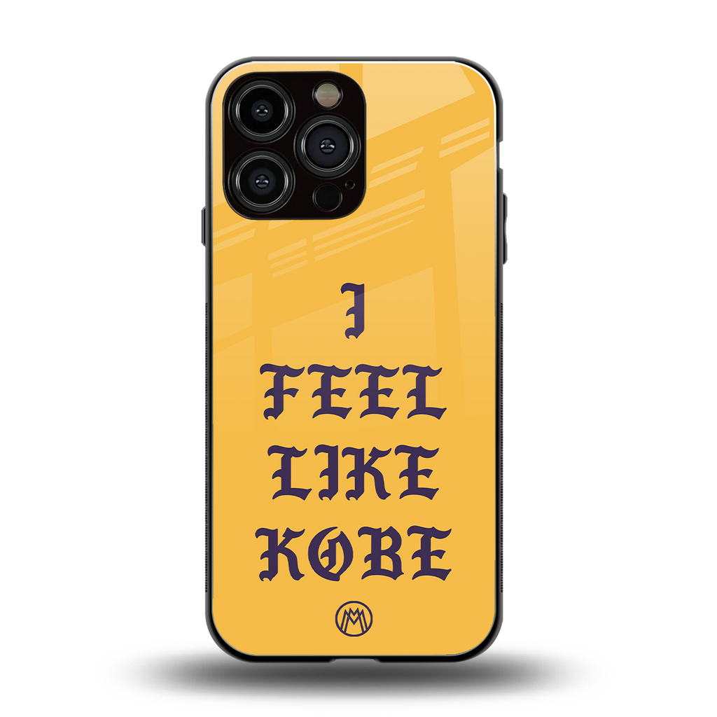 i feel like kobe back phone cover | glass case for iphone 16 pro max