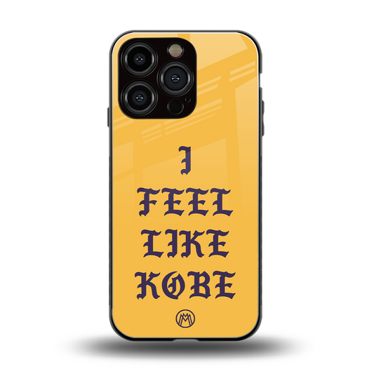 i feel like kobe back phone cover | glass case for iphone 16 pro
