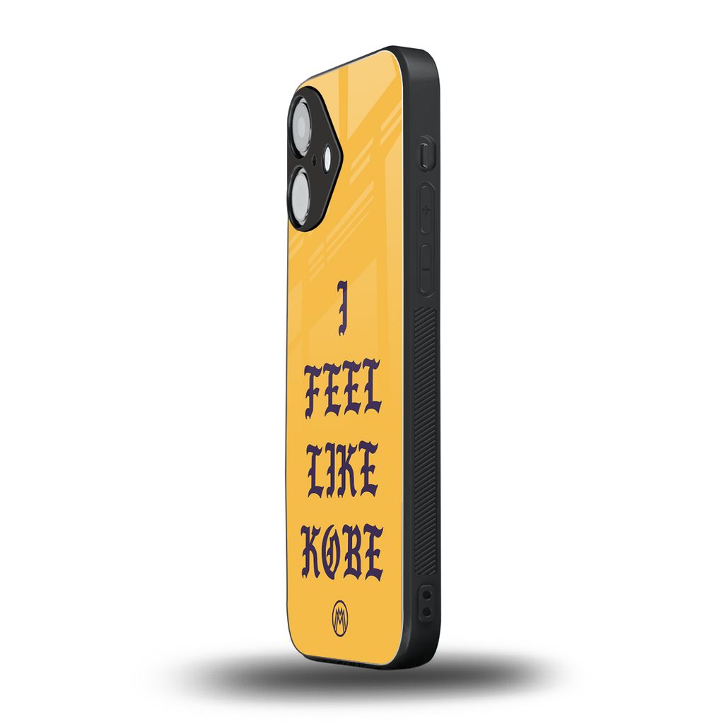 i feel like kobe back phone cover | glass case for iphone 16