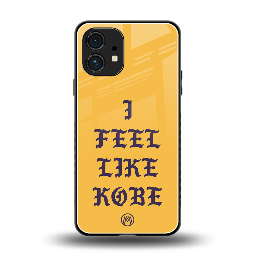 i feel like kobe back phone cover | glass case for nothing phone 1