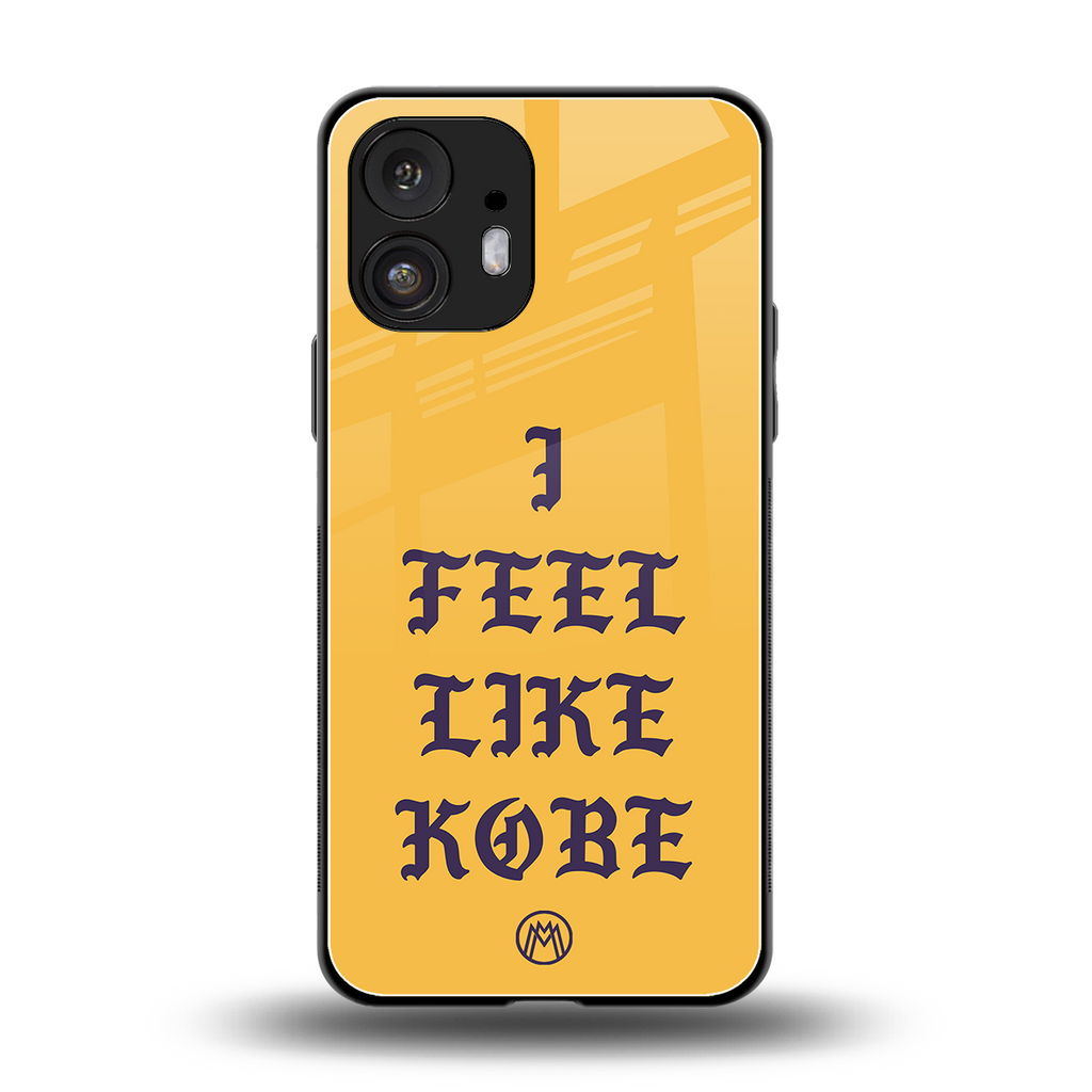 i feel like kobe back phone cover | glass case for nothing phone 2