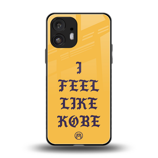 i feel like kobe back phone cover | glass case for nothing phone 2
