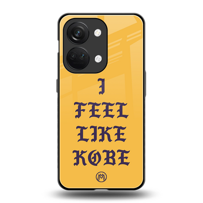 i feel like kobe back phone cover | glass case for oneplus nord 3