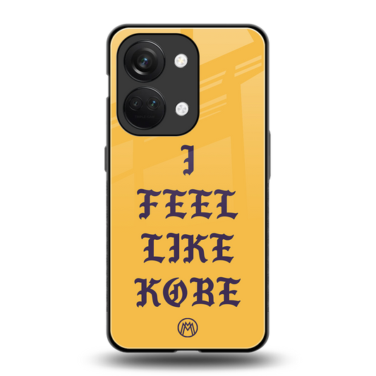 i feel like kobe back phone cover | glass case for oneplus nord 3