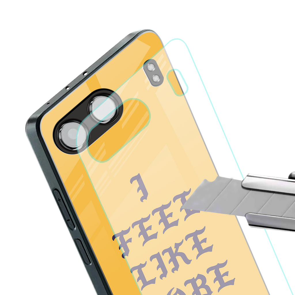 i feel like kobe back phone cover | glass case for oneplus nord 4